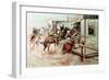 In Without Knocking-Charles Marion Russell-Framed Giclee Print