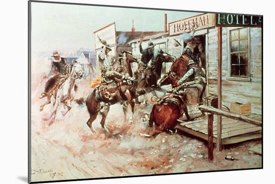 In Without Knocking-Charles Marion Russell-Mounted Giclee Print