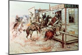 In Without Knocking-Charles Marion Russell-Mounted Giclee Print