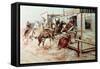 In Without Knocking-Charles Marion Russell-Framed Stretched Canvas