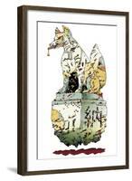 Inarifox Right-HR-FM-Framed Art Print