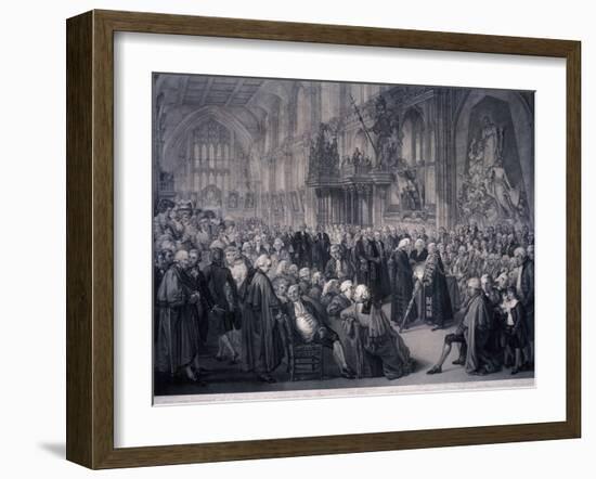 Inaugaration of Lord Mayor Nathaniel Newnham, London, 1801-Benjamin Smith-Framed Giclee Print