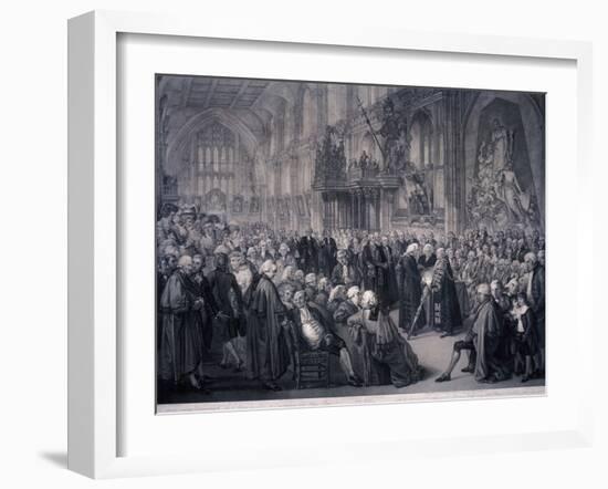 Inaugaration of Lord Mayor Nathaniel Newnham, London, 1801-Benjamin Smith-Framed Giclee Print