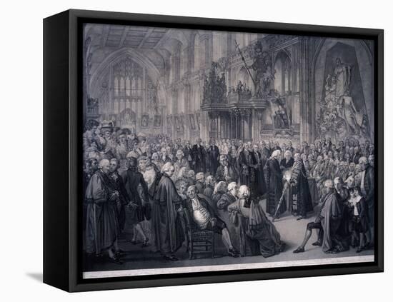 Inaugaration of Lord Mayor Nathaniel Newnham, London, 1801-Benjamin Smith-Framed Stretched Canvas