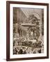 Inauguration in 1851 of Great Exhibition by Victoria, Queen of England, Crystal Palace, London-null-Framed Giclee Print