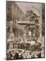 Inauguration in 1851 of Great Exhibition by Victoria, Queen of England, Crystal Palace, London-null-Mounted Giclee Print