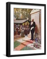 Inauguration of a Monument, 1905-Albert Guillaume-Framed Giclee Print