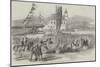 Inauguration of a Russian Gun at Seaham Harbour, Near Sunderland-null-Mounted Giclee Print