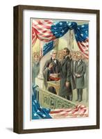 Inauguration of Abraham Lincoln-null-Framed Art Print