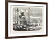 Inauguration of an Equestrian Statue of Prince Eugene at Vienna, Austria, 1865-null-Framed Giclee Print