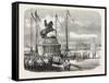 Inauguration of an Equestrian Statue of Prince Eugene at Vienna, Austria, 1865-null-Framed Stretched Canvas