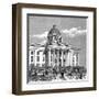 Inauguration of Jefferson Davis as President, 1861-null-Framed Art Print