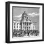 Inauguration of Jefferson Davis as President, 1861-null-Framed Art Print