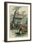 Inauguration of Jefferson Davis at Montgomery-null-Framed Giclee Print