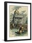 Inauguration of Jefferson Davis at Montgomery-null-Framed Giclee Print