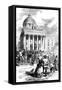 Inauguration of Jefferson Davis, Montgomery, Alabama, 1861-null-Framed Stretched Canvas