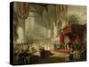 Inauguration of King William II in the Nieuwe Kerk in Amsterdam on 28 November-Nicolaas Pieneman-Stretched Canvas