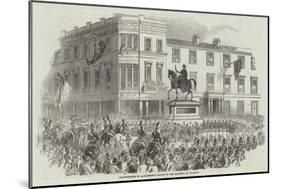 Inauguration of Marochetti's Statue of Her Majesty, at Glasgow-null-Mounted Giclee Print