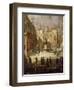 Inauguration of Monument Erected in Venice in Memory of Daniele Manin-Giacomo Favretto-Framed Giclee Print