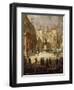 Inauguration of Monument Erected in Venice in Memory of Daniele Manin-Giacomo Favretto-Framed Giclee Print