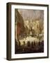 Inauguration of Monument Erected in Venice in Memory of Daniele Manin-Giacomo Favretto-Framed Giclee Print