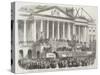 Inauguration of Mr Buchanan, as President of the United States, at Washington-null-Stretched Canvas