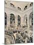 Inauguration of Paris Opera, Entrance of Spectators on Staircase, 1875-null-Mounted Giclee Print