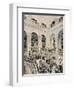 Inauguration of Paris Opera, Entrance of Spectators on Staircase, 1875-null-Framed Giclee Print
