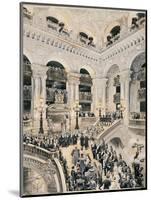 Inauguration of Paris Opera, Entrance of Spectators on Staircase, 1875-null-Mounted Giclee Print