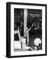 Inauguration of President Dwight Eisenhower, Approached by a Parade Cowboy who Lassoes Him-Hank Walker-Framed Premium Photographic Print