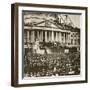 Inauguration of President Lincoln, 4th March 1861-Mathew Brady-Framed Giclee Print