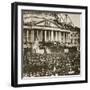 Inauguration of President Lincoln, 4th March 1861-Mathew Brady-Framed Giclee Print