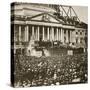 Inauguration of President Lincoln, 4th March 1861-Mathew Brady-Stretched Canvas