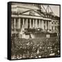 Inauguration of President Lincoln, 4th March 1861-Mathew Brady-Framed Stretched Canvas