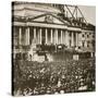 Inauguration of President Lincoln, 4th March 1861-Mathew Brady-Stretched Canvas