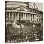 Inauguration of President Lincoln, 4th March 1861-Mathew Brady-Stretched Canvas