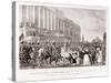 Inauguration of President William Harrison in Washington City D.C. on March 4 1841-null-Stretched Canvas