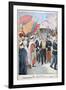 Inauguration of Railroad, Saida, Algeria, 1900-null-Framed Giclee Print