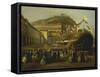 Inauguration of Refitted Dock in Naples, 1854-Paul Brill-Framed Stretched Canvas