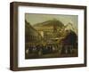 Inauguration of Refitted Dock in Naples, 1854-Paul Brill-Framed Giclee Print