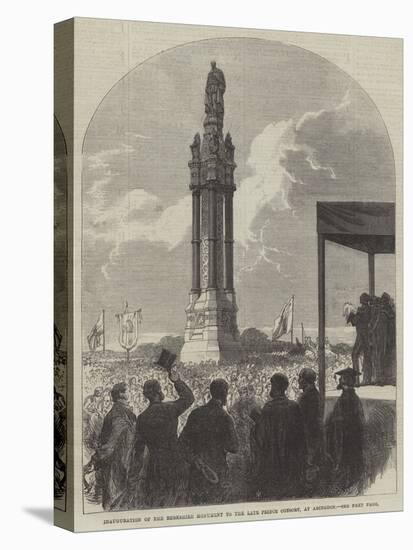 Inauguration of the Berkshire Monument to the Late Prince Consort, at Abingdon-null-Stretched Canvas