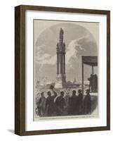 Inauguration of the Berkshire Monument to the Late Prince Consort, at Abingdon-null-Framed Giclee Print