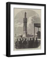 Inauguration of the Berkshire Monument to the Late Prince Consort, at Abingdon-null-Framed Giclee Print