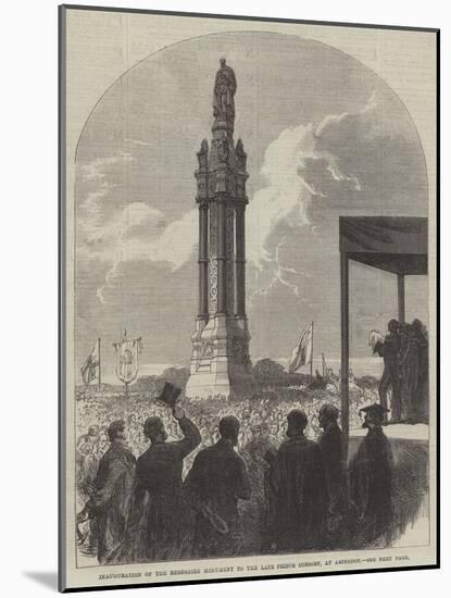 Inauguration of the Berkshire Monument to the Late Prince Consort, at Abingdon-null-Mounted Giclee Print