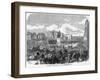 Inauguration of the Burke and Wills Monument at Melbourne, Australia, 1865-null-Framed Giclee Print