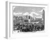 Inauguration of the Burke and Wills Monument at Melbourne, Australia, 1865-null-Framed Giclee Print