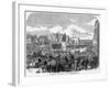 Inauguration of the Burke and Wills Monument at Melbourne, Australia, 1865-null-Framed Giclee Print