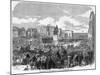 Inauguration of the Burke and Wills Monument at Melbourne, Australia, 1865-null-Mounted Giclee Print