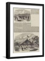 Inauguration of the Ceylon Railway-null-Framed Giclee Print