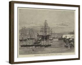 Inauguration of the Clarence Hydraulic Dock at Malta-Joseph Nash-Framed Giclee Print